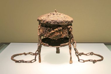 Eski Çin demir çatalı.