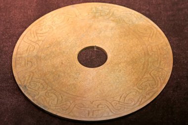 Antik Çin Yeşimleri, fotoğrafa yakın çekim