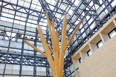 Salon iskeleti, fotoğrafın kapatılması.