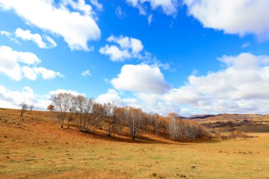 İç Moğolistan, Çin 'deki Ulan ovasının manzarası.