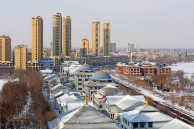 Karda kentsel mimari manzara, çene