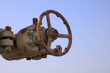 Paslanmış oksijen boru hattı tesisleri