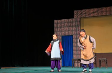 Luannan County - 14 Haziran - Çin PingJu sahne performansı, 14 Haziran 2015, Luannan County, Hebei Eyaleti, Çin
