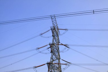 Elektrik güç ekipmanları, fotoğrafa yakın çekim.