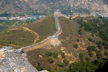 Çin 'deki eski püskü Çin Seddi
