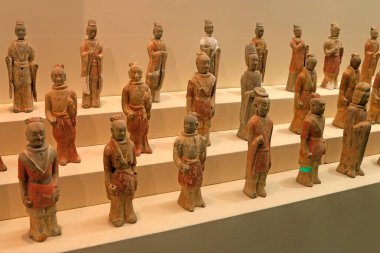 Çin antik seramik heykeli