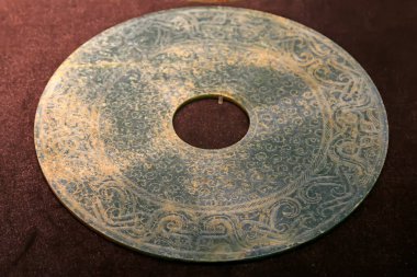 Antik Çin Yeşimleri, fotoğrafa yakın çekim