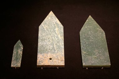 Antik Çin Yeşimleri, fotoğrafa yakın çekim