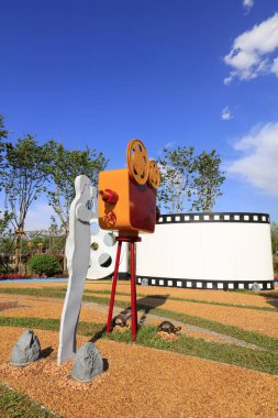 Sinema projeksiyon heykeli