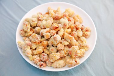 Fıstık şekeri, yakın plan fotoğraf.