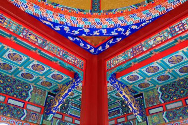 Çin Paviliosu 'nun geleneksel mimari yapısı