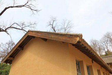kerhane çatısı, fotoğrafa yakın çekim