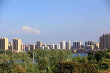 Rıhtım Kenti Sahnesi, fotoğrafa yakın çekim.