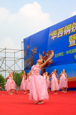 LUANNAN COUNTY - 9 Ağustos 2014, Luannan County, Hebei Eyaleti, Çin