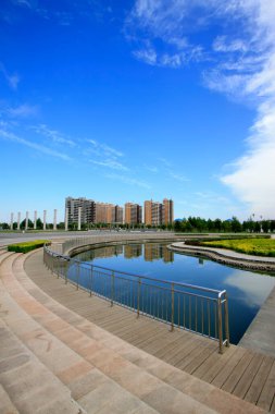 LUANNAN COUNTY - 15 Eylül 2014 'te Luannan ilçe binası manzarası, Luannan County, Hebei Eyaleti, Çin