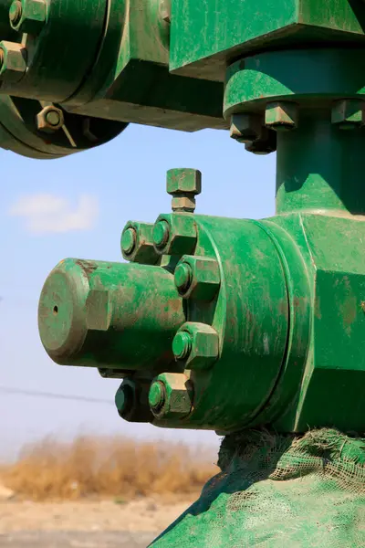 Yeşil yağ makineleri ve ekipmanlar, fotoğrafa yakın çekim