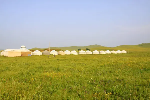 Moğol yurdu mimarisi, fotoğrafa yakın çekim 