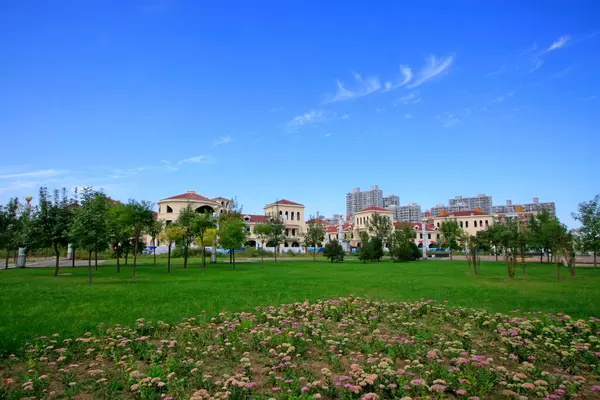 LUANNAN COUNTY - 15 Eylül 2014 'te Luannan ilçe binası manzarası, Luannan County, Hebei Eyaleti, Çin