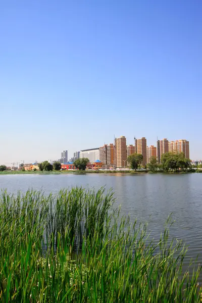 LUANNAN COUNTY - 15 Eylül 2014 'te Luannan ilçe binası manzarası, Luannan County, Hebei Eyaleti, Çin