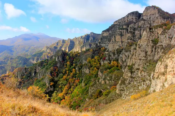 Dağ doğal manzarası, fotoğrafa yakın çekim