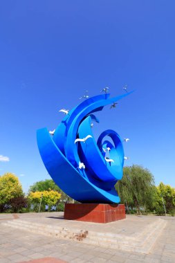 Luannan County - 27 Mayıs 2019: Beihe Park, Luannan County, Hebei Eyaleti, Çin