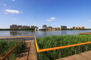 Su parkı doğal manzarası, Luannan County, Hebei Eyaleti, Çin