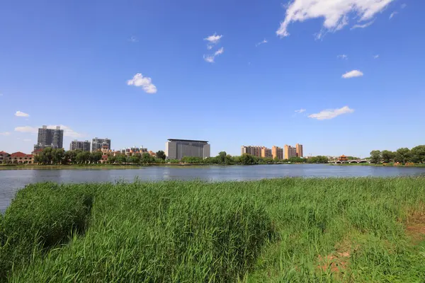 Su parkı doğal manzarası, Luannan County, Hebei Eyaleti, Çin