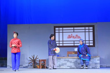 LUANNAN COUNTY - 24 Eylül: Kadim kostüm PingJu 