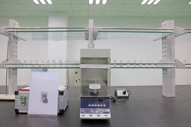 Laboratuvarda cihazlar ve ekipmanlar, fotoğraf çekimine yakın çekim