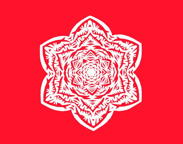 traditional Chinese paper-cut works, closeup of photo