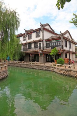 Luanzhou Çin 'deki antik şehir manzarası