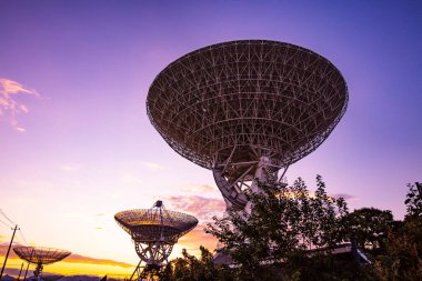 Astronomik Gözlemevindeki Radyo Teleskobu, Pekin, Çin