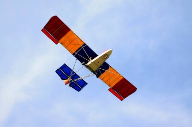 HEXIGTEN BANNER - 19 Temmuz 2014 'te gökyüzünde uçan elektrikli planör, Hexigten Banner, Chifeng şehri, Moğolistan özerk bölgesi, Çin