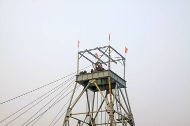 LUANNAN COUNTY - 23 Ağustos: MaCheng demir madeninde sondaj pisti, 23 Ağustos 2014, Luannan County, Hebei Eyaleti, Çin