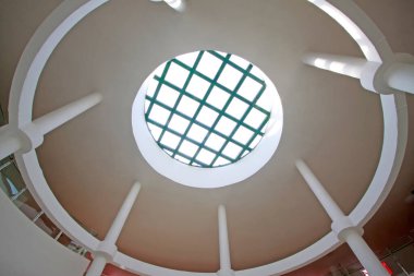 LUANNAN COUNTY - 18 Eylül 2014: Sanat galerisinin iç yapısı, Luannan County, Hebei Eyaleti, Çin