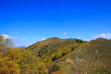 Dağ doğal manzarası, fotoğrafa yakın çekim