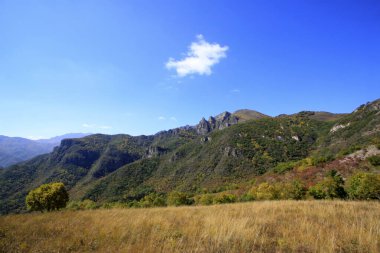 Dağ doğal manzarası, fotoğrafa yakın çekim
