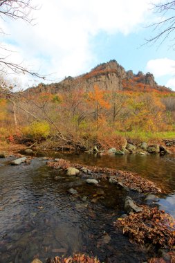 GuanMenShan manzaralı doğal manzara, Benxi Şehri, Liaoning Eyaleti, Çin