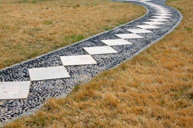 Elmas taş patika, fotoğrafa yakın çekim