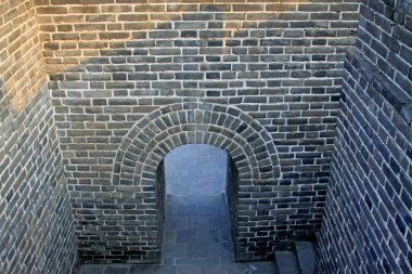 Çin 'deki eski püskü Çin Seddi 