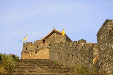 Çin Seddi 'ndeki gözetleme kuleleri.