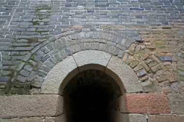 Çin 'in antik duvar manzarası