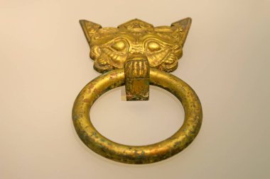 Çin antik bakır yüzük dekorasyonu