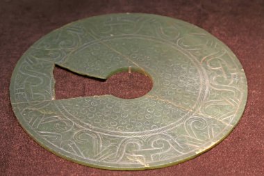 Antik Çin Yeşimleri, fotoğrafa yakın çekim