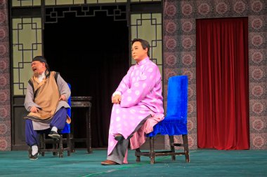 Luannan County - 14 Haziran - Çin PingJu sahne performansı, 14 Haziran 2015, Luannan County, Hebei Eyaleti, Çin