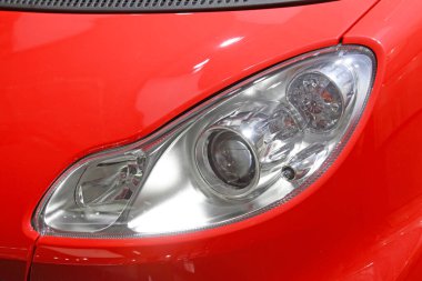 Otomobil lambası, fotoğrafa yakın çekim