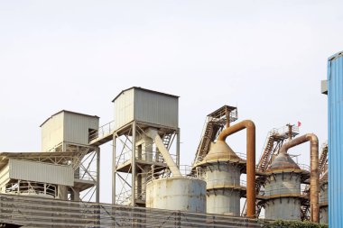 TANGSHAN - 14 Haziran 2014 'te Tangshan, Hebei Eyaleti, Chin' de bir çelik fabrikasında mimari atölye çalışması