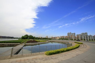 LUANNAN COUNTY - 15 Eylül 2014 'te Luannan ilçe binası manzarası, Luannan County, Hebei Eyaleti, Çin