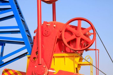 Işın pompalama ünitesinin denge parçaları, fotoğrafa yakın çekim