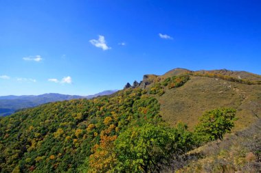 Dağ doğal manzarası, fotoğrafa yakın çekim